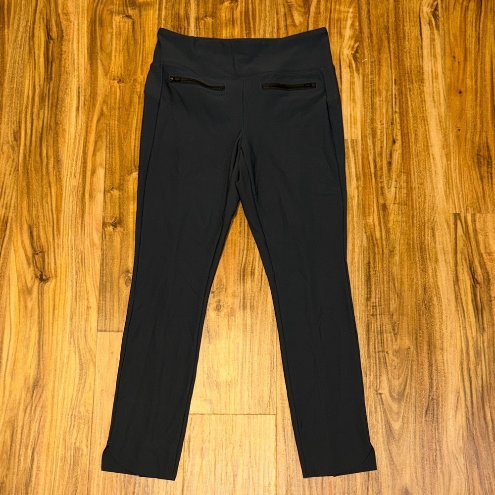 Athleta womens MT medium tall leggings dark gray Activewear high rise ankle crop